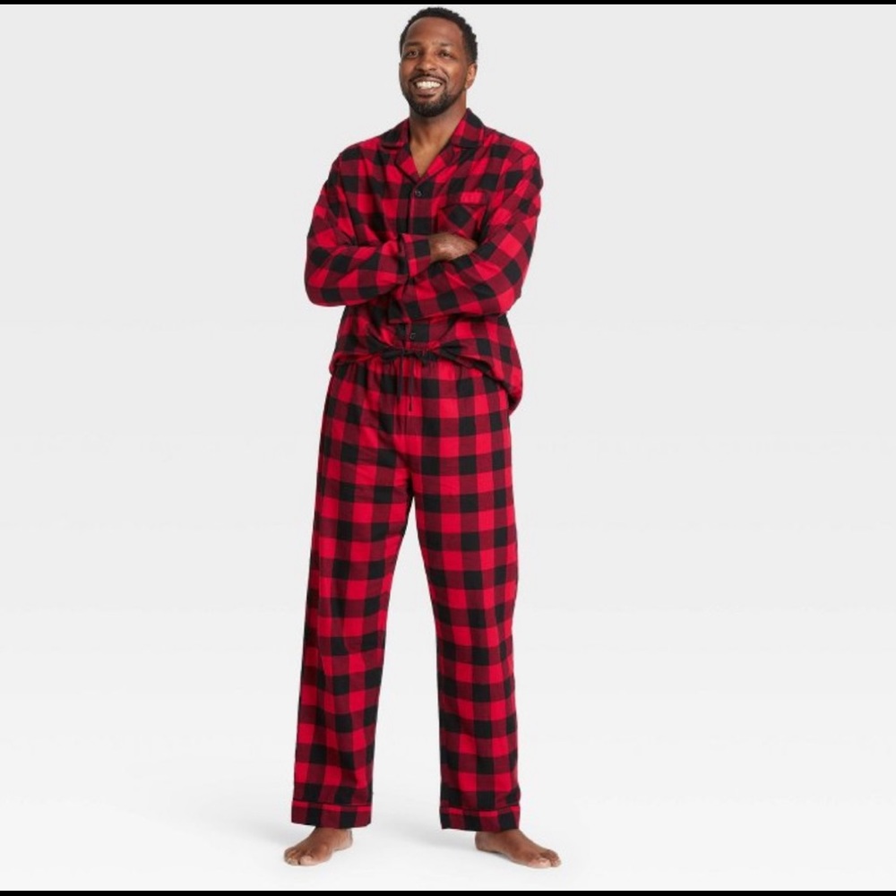 NWT Sz M Men’s Plaid Pajamas